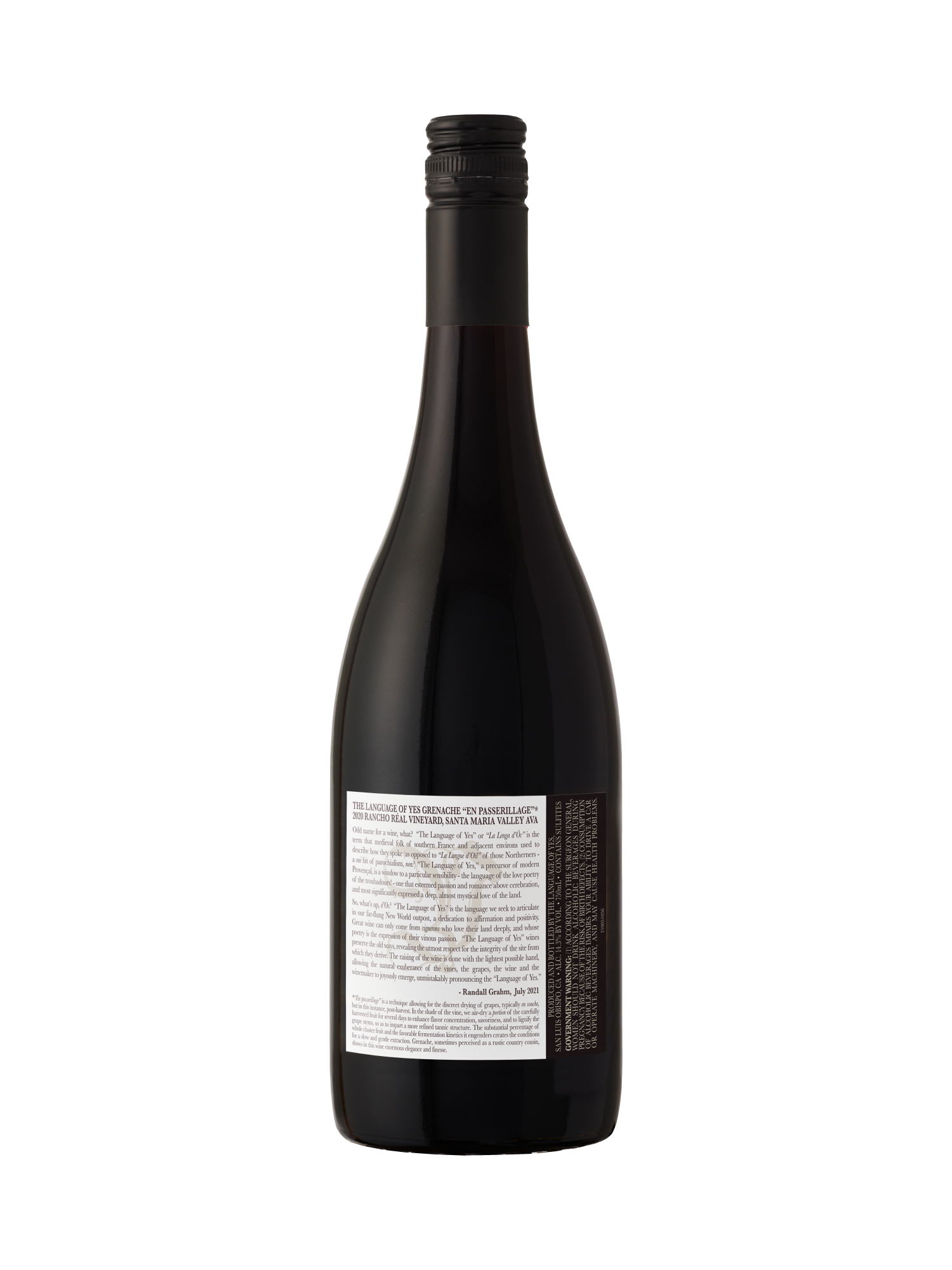 The Language of Yes 2021 Grenache image number 2