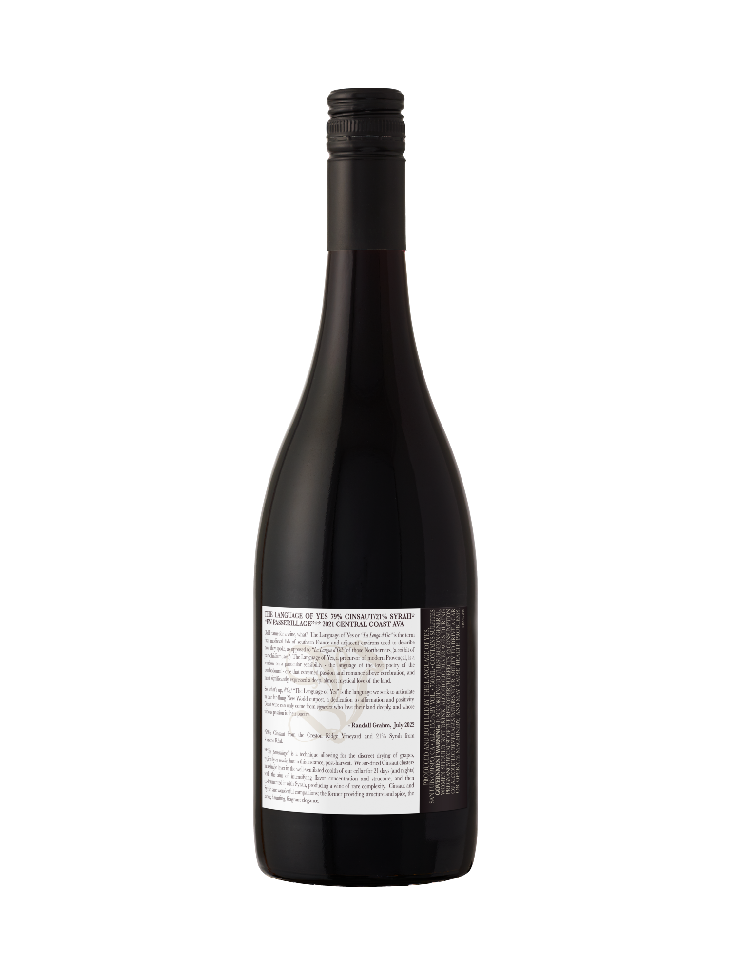 The Language of Yes 2021 Dried Cinsault image number 2